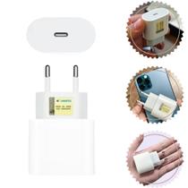 Fonte Caixinha Tomada Carregador Turbo USB C Compativel iPhone X 11 12 13 14 15 16 MFI Com Garantia