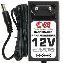 Fonte Carregador 12V Para Parafusadeira Bosch Britania Deko - Rrfontes Comércios De Eletrônicos