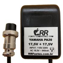 Fonte carregador 17,5V para mesa de som Yamaha PA-20 modelo 124-fx