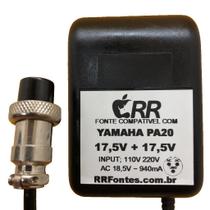 Fonte carregador 17,5V para mesa de som Yamaha PA-20 modelo Mg 12/4 fx