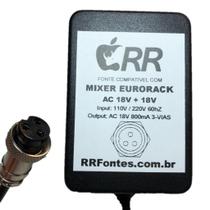 Fonte carregador 18V para mesa de som MXUL-2 Behringer modelos DX100