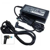 Fonte Carregador 19,5v Para Ultrabook Pavilion 14-d02 Plug Azul