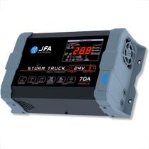 Fonte carregador 24v volts bateria 70a bivolt storm truck automotiva para caminhões