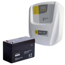 Fonte Carregador 2A Recept/Timer Com Bateria Para Fechadura Eletroima
