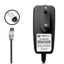 Fonte Carregador Adapter Para Mesa De Som Lelong Le 711 8v 2 Fonte Carregador Adapter Para Mesa De Som Lelong Le 711 8v 2