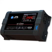 Fonte carregador automotivo jfa 120a amperes storm plus sistema inteligente modelo novo