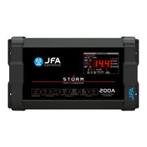 Fonte Carregador Automotivo JFA 200a Storm Bivolt com Voltímetro Digital Smart Charger e CCA