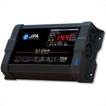 Fonte carregador automotivo jfa 70a amperes storm plus sistema inteligente modelo novo