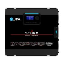 Fonte Carregador Bateria Jfa Storm 220a 12v Bivolt Com Medidor Cca