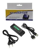 Fonte Carregador Bivolt 100-240V +Cabo Usb Para Psp Go N1000 - Power