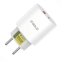 Fonte Carregador Carga Rápida Turbo 40w Usb Tipo C Cor Branco Fonte Carregador Carga Rápida Turbo 40w Usb Tipo C Cor Branco