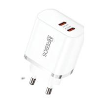 Fonte Carregador Classic Duo CC Type-C Duplo 40W Branco Turbo Fonte Carregador Classic Duo CC Type-C Duplo 40W Branco Turbo
