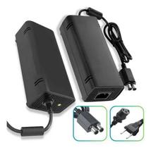 Fonte Carregador Compativel com Xbox 360 Slim 2 Pinos Bivolt Completa