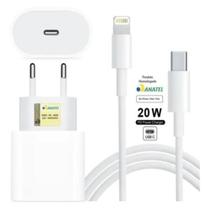 Fonte Carregador Compativel IOS Usb Tipo C Turbo Caixinha 20w