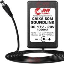 Fonte Carregador DC 17V Para Caixa Amplificada SoundLink 1 2 3