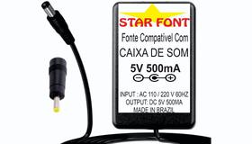 Fonte Carregador DC 5V para Caixa Amplificada Mondial - Bivolt
