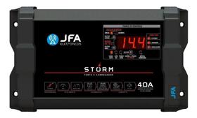 Fonte Carregador De Bateria Jfa 40a Storm Som Automotivo