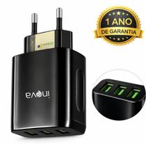 Fonte Carregador de Celular 3 Entradas USB 5.1 Turbo