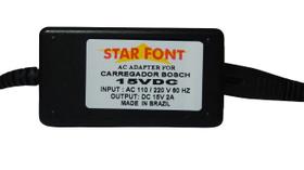 Fonte Carregador Furadeira Bosch 15VDC 2A - Bivolt 100~240V