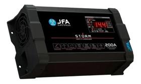 Fonte Carregador Jfa 200A Slim Bivolt Com Voltimetro Storm