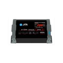 Fonte Carregador Jfa Storm Truck 100a 24v Caminhão Ônibus Bivolt automático