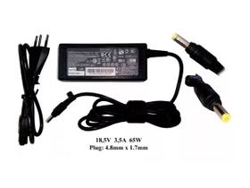 Fonte Carregador NBC Compatível Para Compaq Presario V3100 plug amarelo 18,5v 3,5v 65w co1512