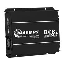 Fonte Carregador Taramps 60a Bob Dynamic Bivolt Preto Som Automotivo Bateria 12v
