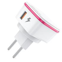 Fonte Carregador Turbo 18W USB Hrebos HS-317 Fonte Carregador Turbo 18W USB Hrebos HS-317