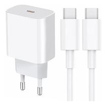 Fonte Carregador Turbo 20W Cabo Carregador Rápido Tipo C USBC Original Inova