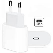 Fonte Carregador Turbo 20W USB-C e cabo lightning compatível 11 12 13 X XR XS .