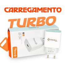 Fonte Carregador Turbo USBC 20W Pmcell Compatível iPhone e Android Fonte Carregador Turbo USBC 20W Pmcell Compatível iPhone e Android
