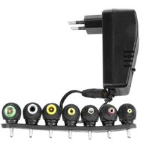 Fonte Carregador Universal 7 pinos Plug Bivolt 110-220v até 3.0A - It-Blue