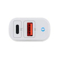 Fonte carregadora usb 2 portas usb ec11 power branco - INTELBRAS