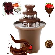 Fonte Cascata Chocolate 127V Máquina Fondue Para Frutas E Doces