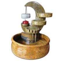 Fonte Cascata Lua + Aromatizador em Pedra Sabão (Acompanha Bomba Bivolt) Fonte Cascata Lua + Aromatizador em Pedra Sabão (Acompanha Bomba Bivolt)
