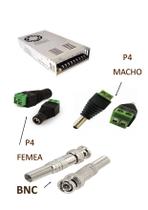 Fonte Chaveada 12V 20A 240W C/. 20 Conectores Bnc, P4