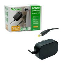 Fonte Chaveada 12V 2amp Plug 5,5x 2,1mm Bivolt - Uso Geral