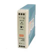 Fonte Chaveada 24VCC 1A MDR-20-24 20W para Trilho DIN Metaltex