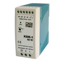 Fonte Chaveada 24vcc 2,5a Kdr-1 60w 100-240vca Para Trilho Fonte Chaveada 24vcc 2,5a Kdr-1 60w 100-240vca Para Trilho