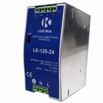 Fonte chaveada din 24v 5a bivolt lukma Fonte chaveada din 24v 5a bivolt lukma