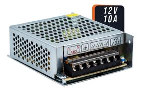 Fonte Colméia Chaveada 12v 10a 120w Bivolt Estabilizada Led Câmera