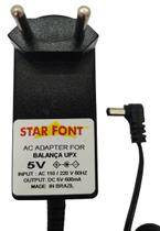 Fonte Compatível para Balança UPX 5V 600mA - Plug P4 Macho 2,1 x 5,5mm