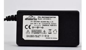 Fonte Compatível Teclado Dgx-530 Bivolt Automática 12v 2a Fonte Compatível Teclado Dgx-530 Bivolt Automática 12v 2a