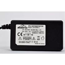 Fonte Compatível Teclado Yamaha Psr520 Psr510 S30 12v 2a Fonte Compatível Teclado Yamaha Psr520 Psr510 S30 12v 2a