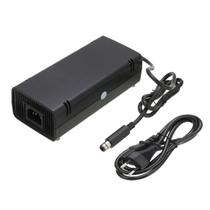 Fonte Compativel Xbox 360 Slim 2 Pinos Bivolt Cabo De Força