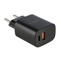 Fonte - conversor ac/dc fonte usb ec11 power 20w preto