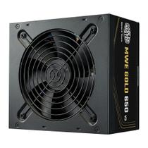 Fonte cooler master atx 650w mwe gold 650 v3 pfc ativo 80 plus gold cabo forca mpe-6502-acaag-3bbr