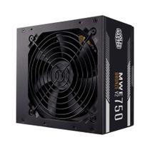 Fonte Cooler Master MWE Bronze V2 Full Range, 750W, 80 Plus Bronze, PFC Ativo, Sem Cabo, Preto