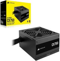 Fonte Corsair Cx750 750w 80 Plus Bronze - Cp-9020279-br Cor Preto