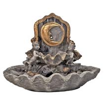 Fonte Dágua Da Lua Decorativa Relaxante Resina Bivolt 29cm